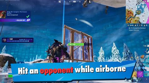 Fortnite hit an opponent while airborne - Deal 100 Damage or More to an Opponent with One Bullet; Deal Damage to Opponents While you are Falling; Get Air Time in a Tank; Hit an Opponent's Tank with …